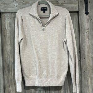 Men’s bonobos quarters zip sweat size